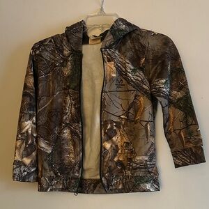 Redhead Kids' Realtree Camo Hooded Jacket - Brown/Green